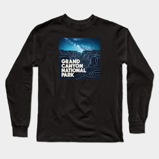 Beautiful Night in Arizona Grand Canyon National Park Long Sleeve T-Shirt